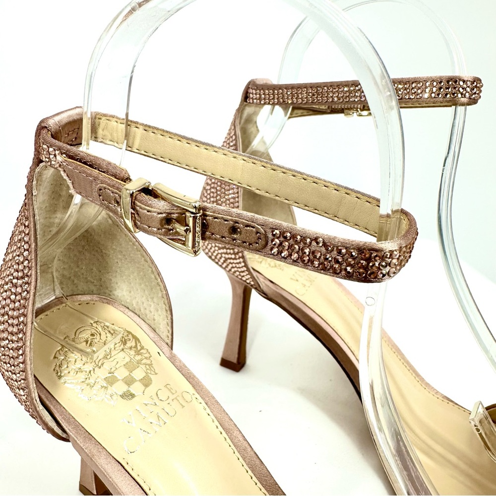 Vince Camuto | Women’s 8 Enella Rhinestone Strappy Stiletto Sandals - Picture 4 of 9